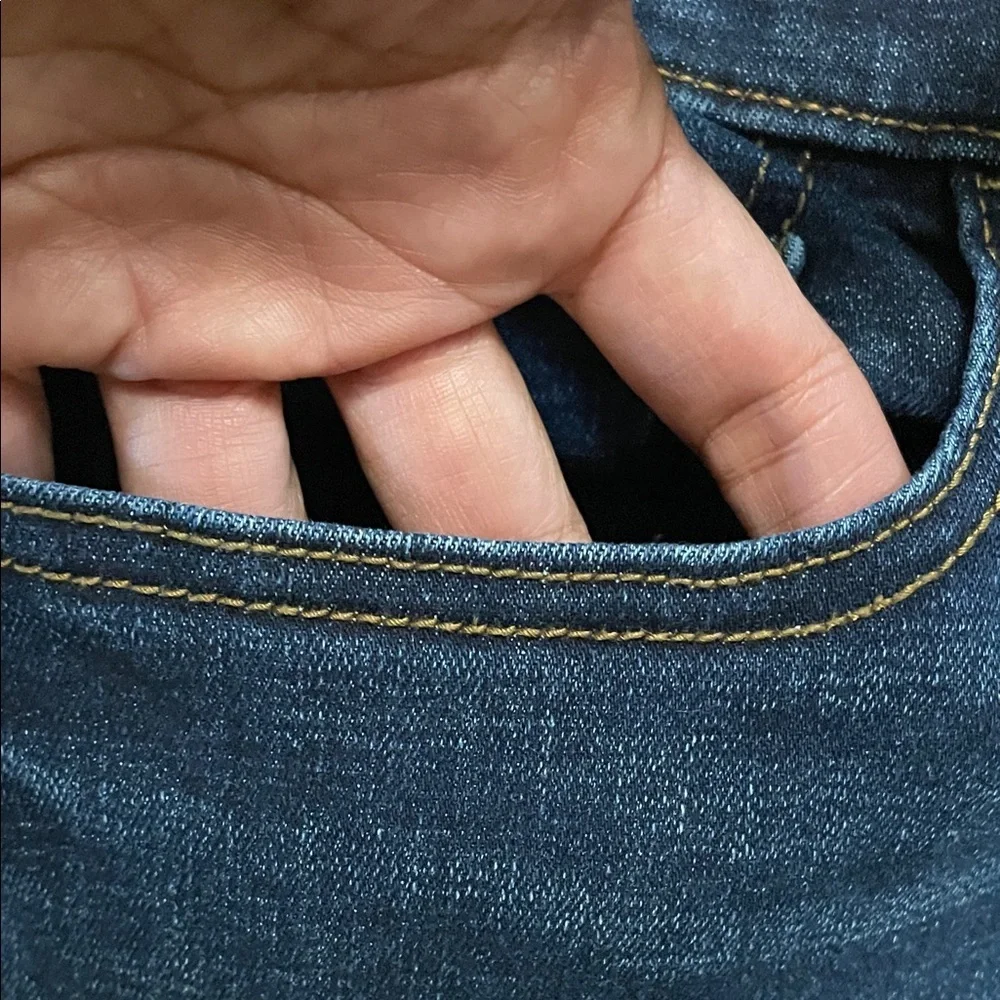 Old Navy Men's Dark Blue Straight Jeans
